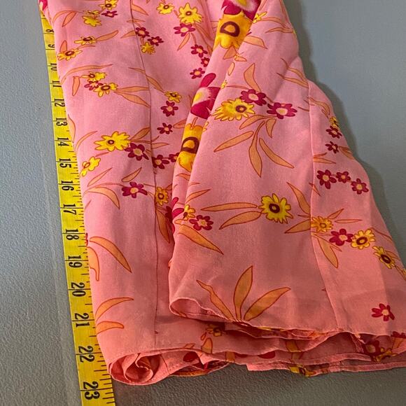 Vintage John Paul Richard Womens 100% Silk Y2K Skirt Size 12 Petite Fairy Preppy - Picture 9 of 10